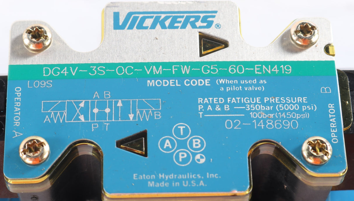 VOLVO - 58805235 - SOLENOID VALVE - HYDRAULIC DIRECTIONAL CONTROL