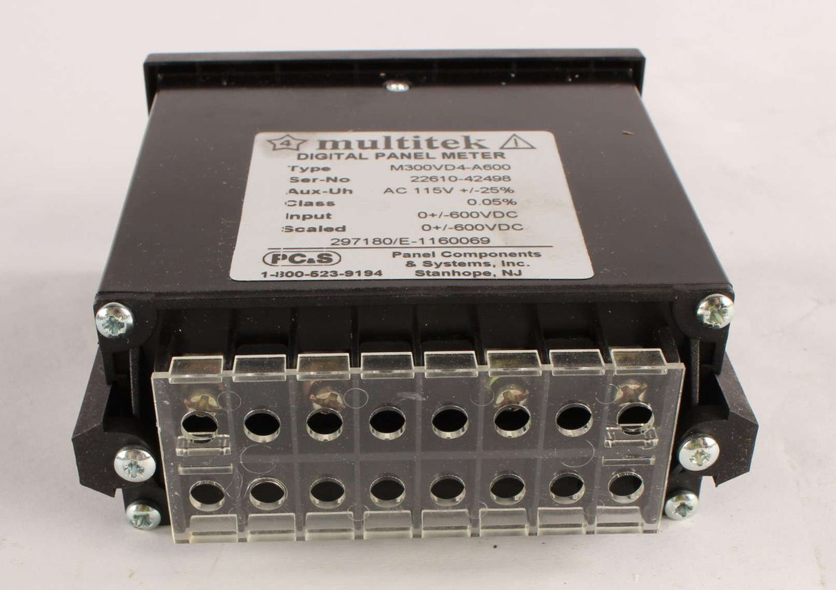 BUCYRUS - 297180 - DC VOLT METER +/-600V LED DIGITAL