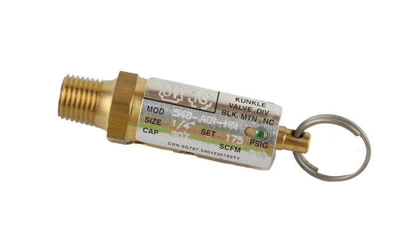 HITACHI - E12591769 - AIR PRESSURE RELIEF VALVE 1/4in NPT 175psi