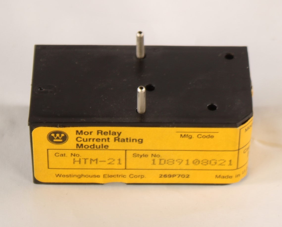 WESTINGHOUSE ELECTRIC - HTM 21 - MOR RELAY CURRENT RATING MODULE