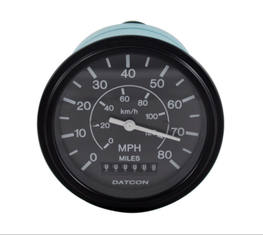 CENTROMOTION-MAXIMATECC-MAXIMA TECH/DATCON INSTRUM - 103645 - SPEEDOMETER - 0-80 MPH  3 3/8 IN  12V