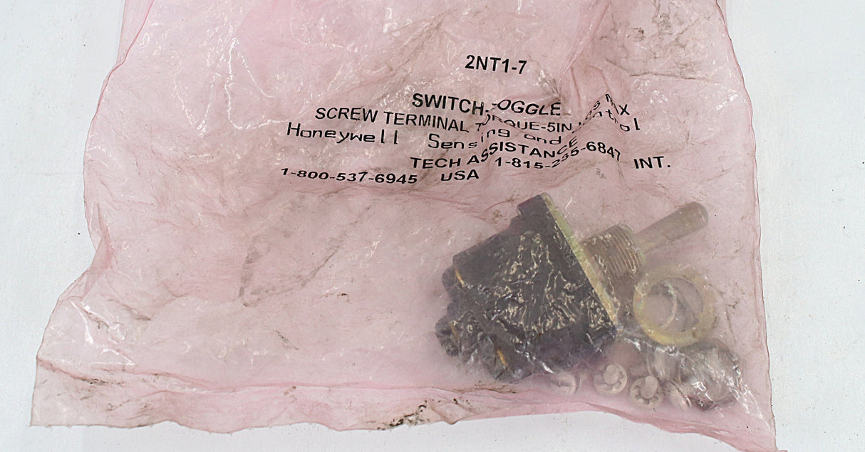 MICRO SWITCH - 2NT1-7 - TOGGLE SWITCH