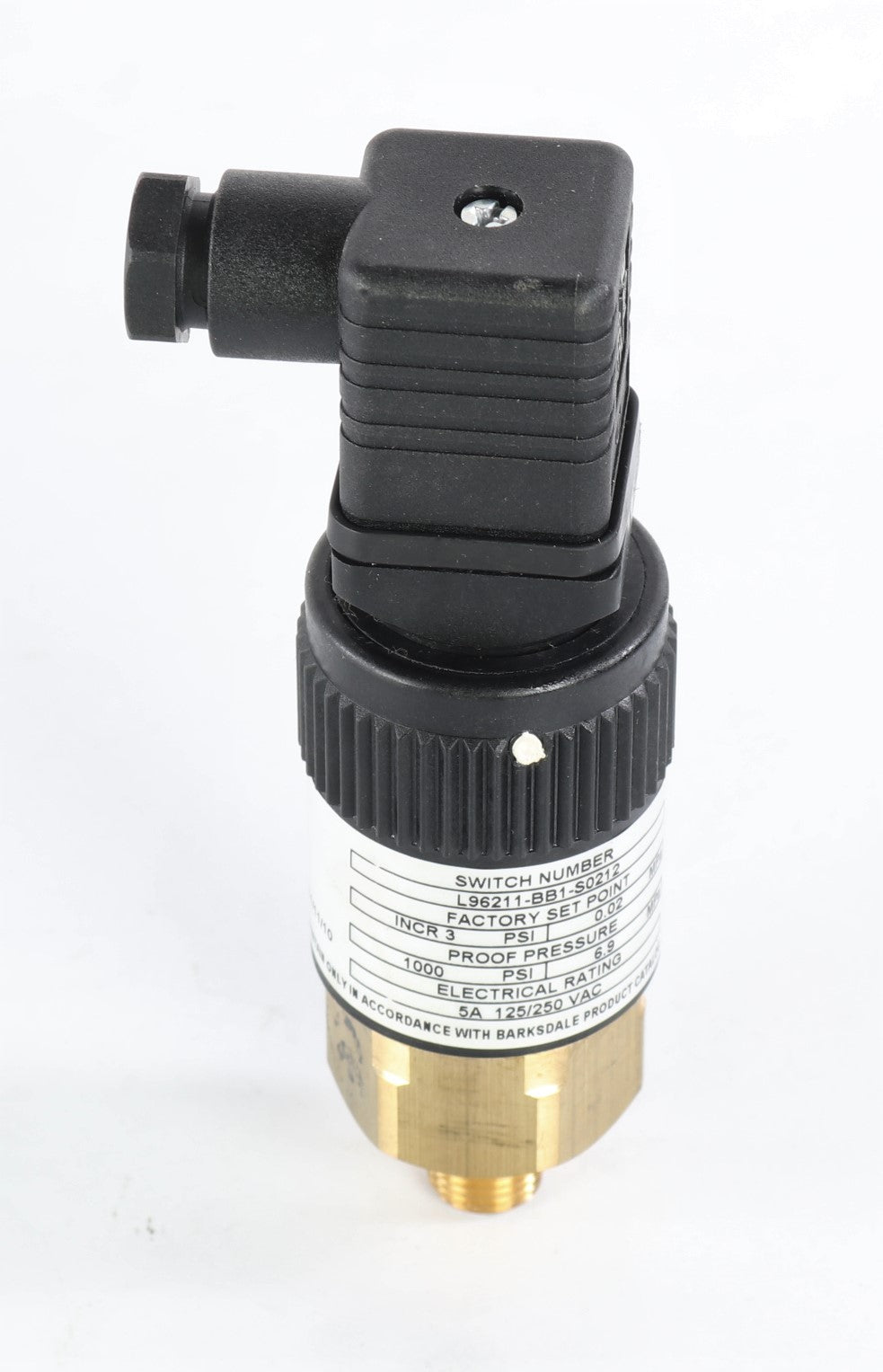 BARKSDALE - L96211-BB1-S0212 - SWITCH PRESS. 3PSIG