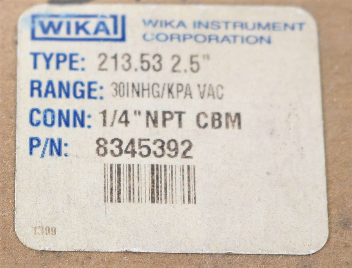 WIKA - 8345392 - GAUGE TACH
