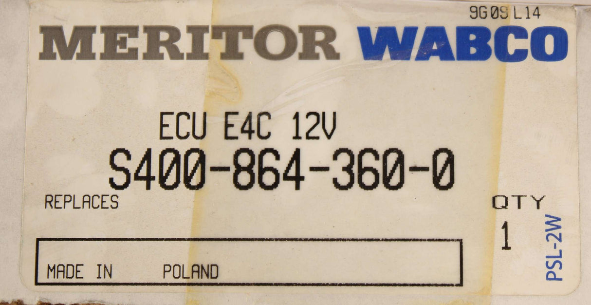 MERITOR  - S4008643600 - ECU