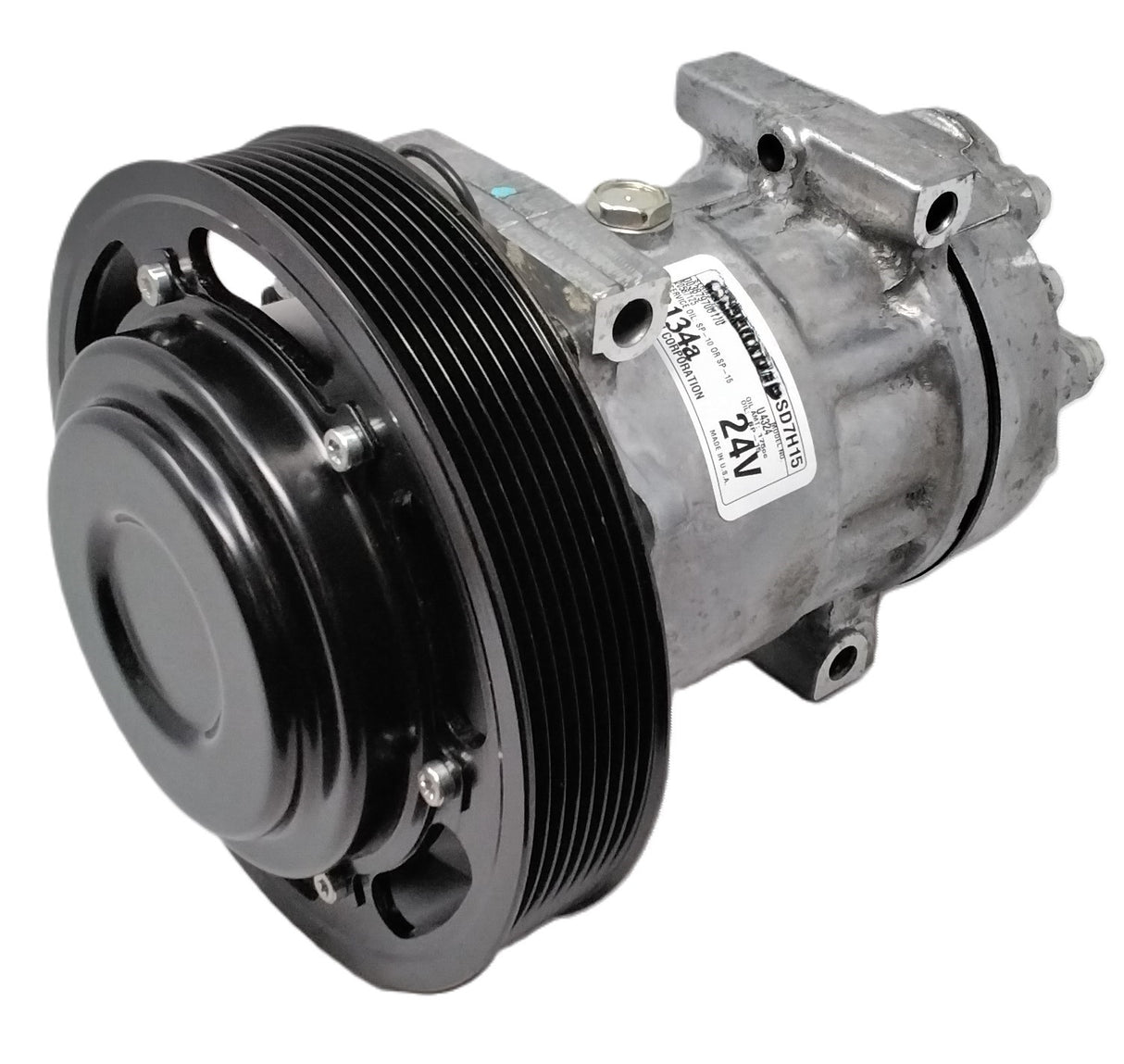 SANDEN - U4324 - AC COMPRESSOR SD7H15 134A 24V