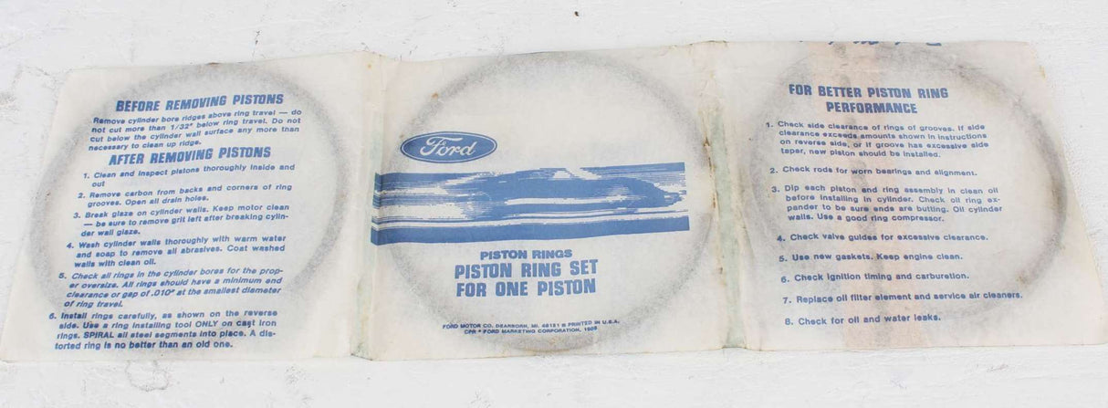 FORD - C8SZ6148A - RING SET-PISTON-STD