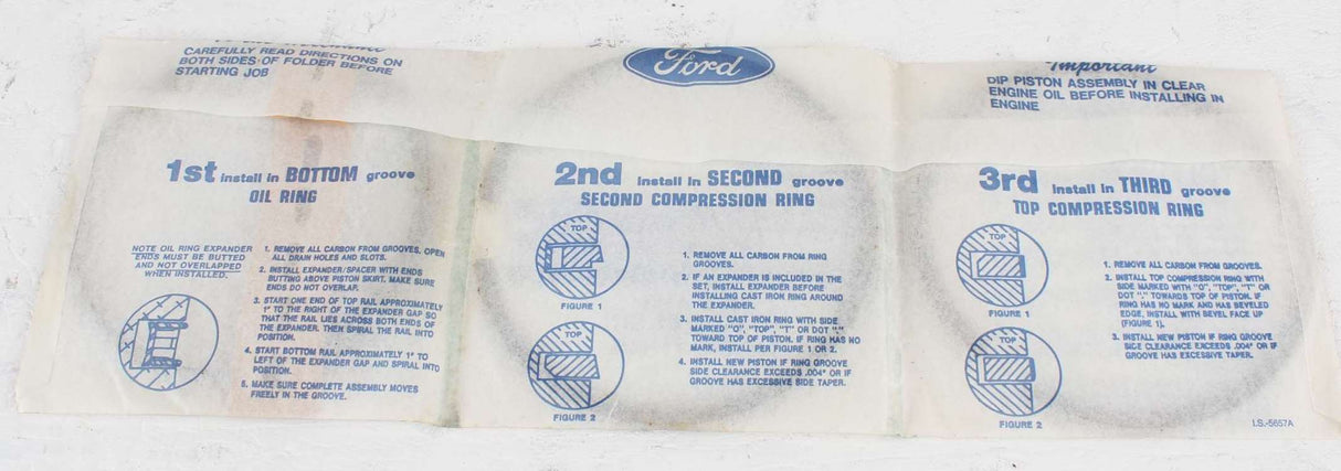 FORD - C8SZ6148A - RING SET-PISTON-STD