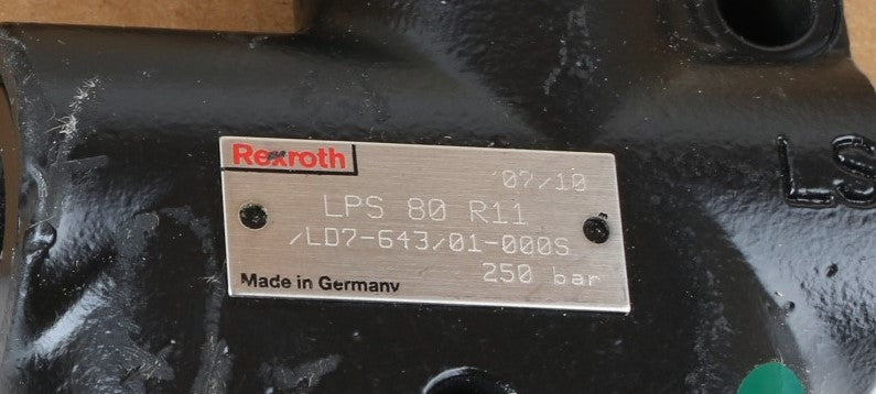 REXROTH - LPS80R11|LD7643|01-000S - HYDRAULIC VALVE - LOAD SENSING