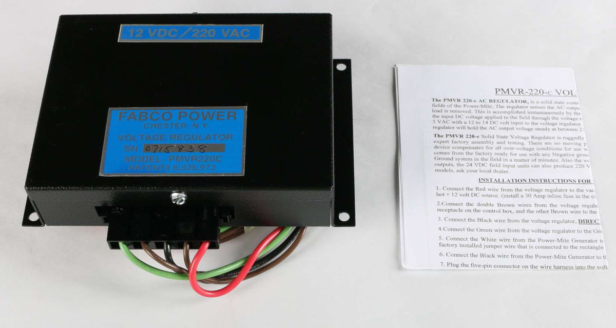 IWS - IWS50026 - -FABCO POWERMITE BELT DRIVEN PM-220 GENERATOR KIT