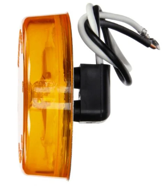 TRUCK-LITE - 10004Y - YELLOW ROUND MARKER CLERANCE LIGHT PL-10 12V KIT
