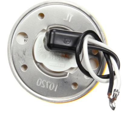 TRUCK-LITE - 10004Y - YELLOW ROUND MARKER CLERANCE LIGHT PL-10 12V KIT