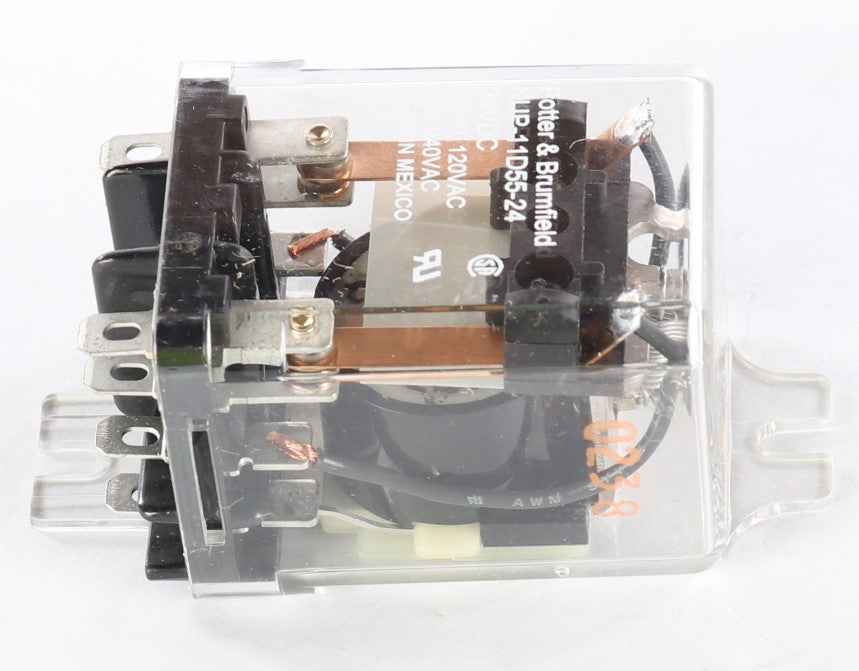 TYCO/POTTER & BRUMFIELD - KUP-11D55-24 - DPDT 10A 24V RELAY
