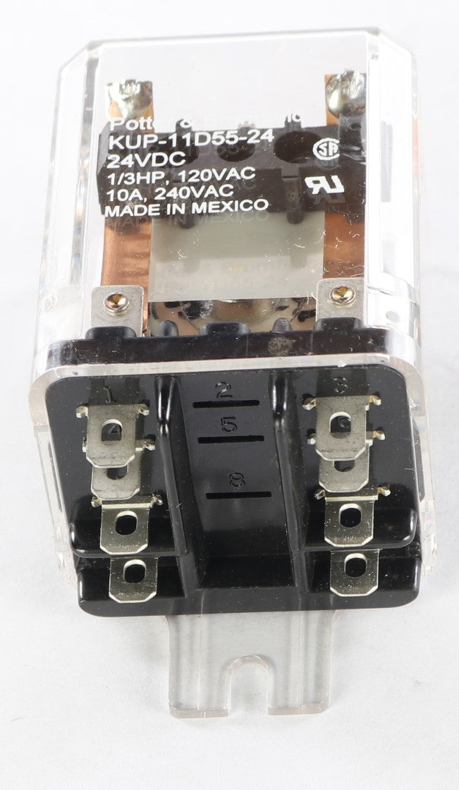 TYCO/POTTER & BRUMFIELD - KUP-11D55-24 - DPDT 10A 24V RELAY