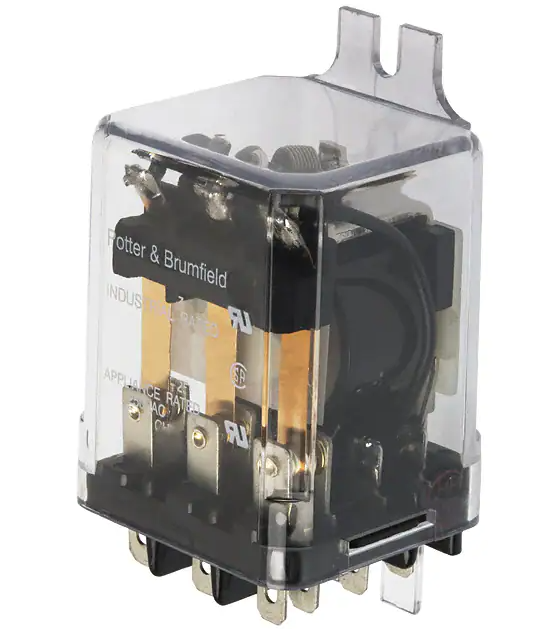 TYCO/POTTER & BRUMFIELD - KUP-11D55-24 - DPDT 10A 24V RELAY