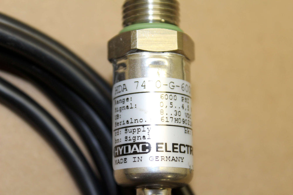 HYDAC - HDA7470-G-6000-130PSI - PRESSURE TRANSDUCER