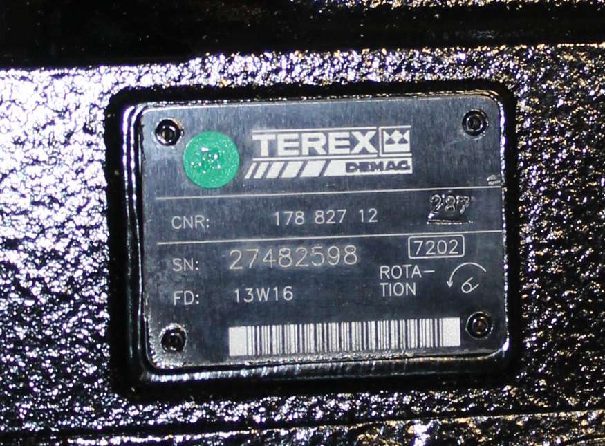 TEREX - 17882712 - HYDRAULIC AXIAL PISTON PUMP