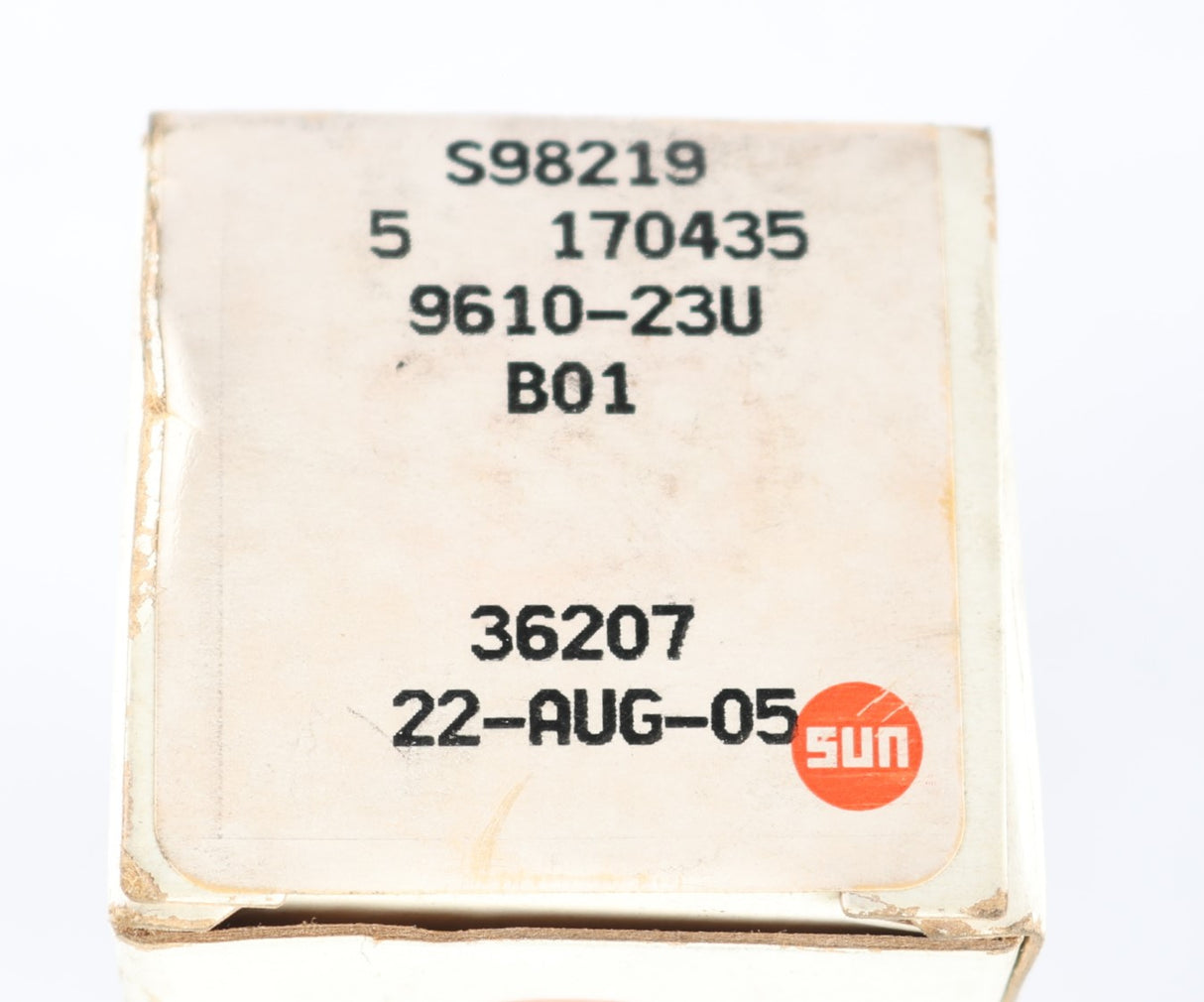 SUN HYDRAULICS   - 961023UB01 - COUNTERBALANCE VALVE