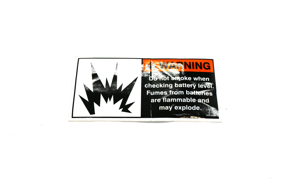 SCHWARZE - 29716 - NO SMOKING|BATTERY DECAL