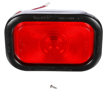 TRUCK-LITE - 45007R - HIGH MOUNTED STOP LIGHT PL-2 STRIPPED END 12V