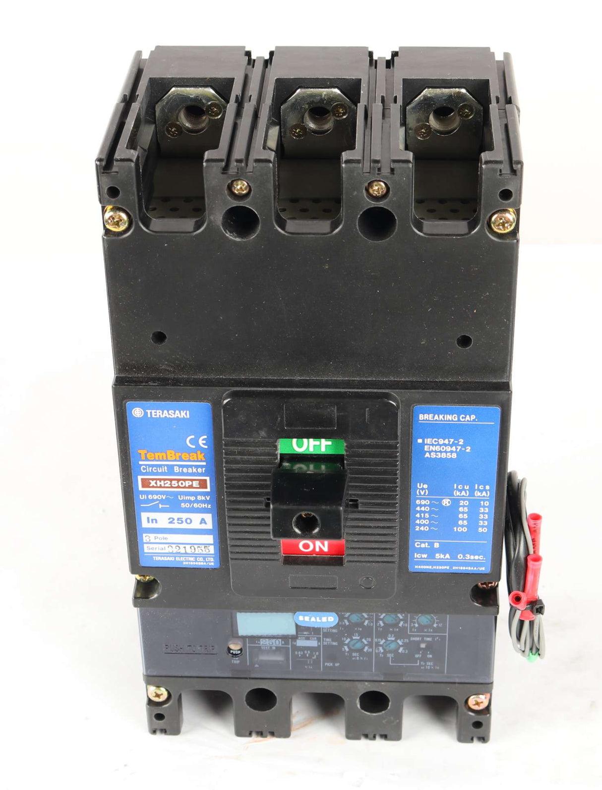 TERASAKI ELECTRIC - XH250PE - CIRCUIT BREAKER 4P 250A