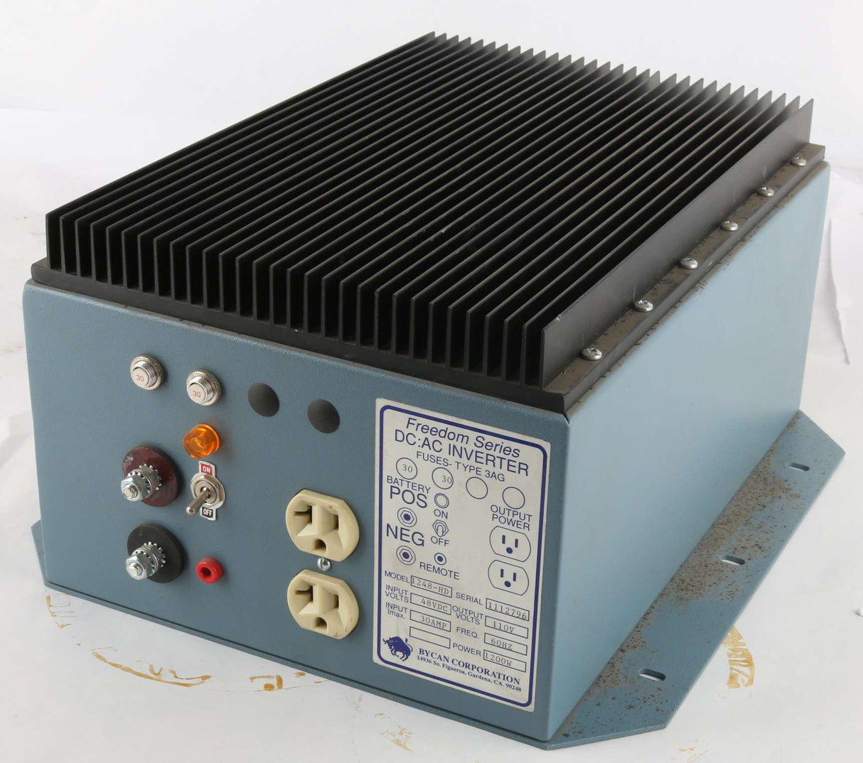 BYCAN SYSTEMS - 1248-HD - 1200WATT INVERTER 48VDC/110VAC