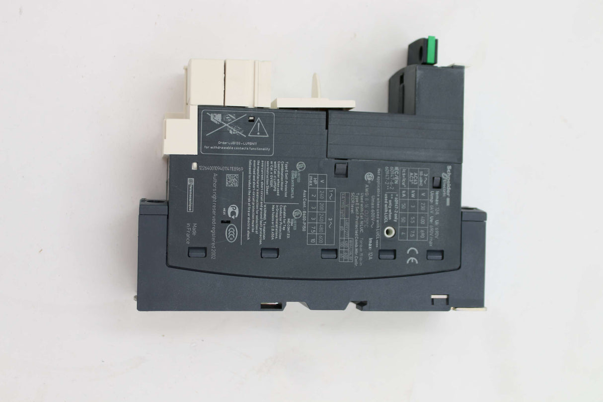 SCHNEIDER ELECTRIC - LUB12 - CONTACTOR TE LUB 12
