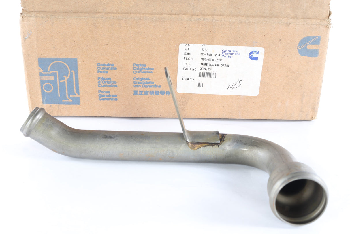 CUMMINS - 3925524 - LUBRICATING OIL DRAIN TUBE
