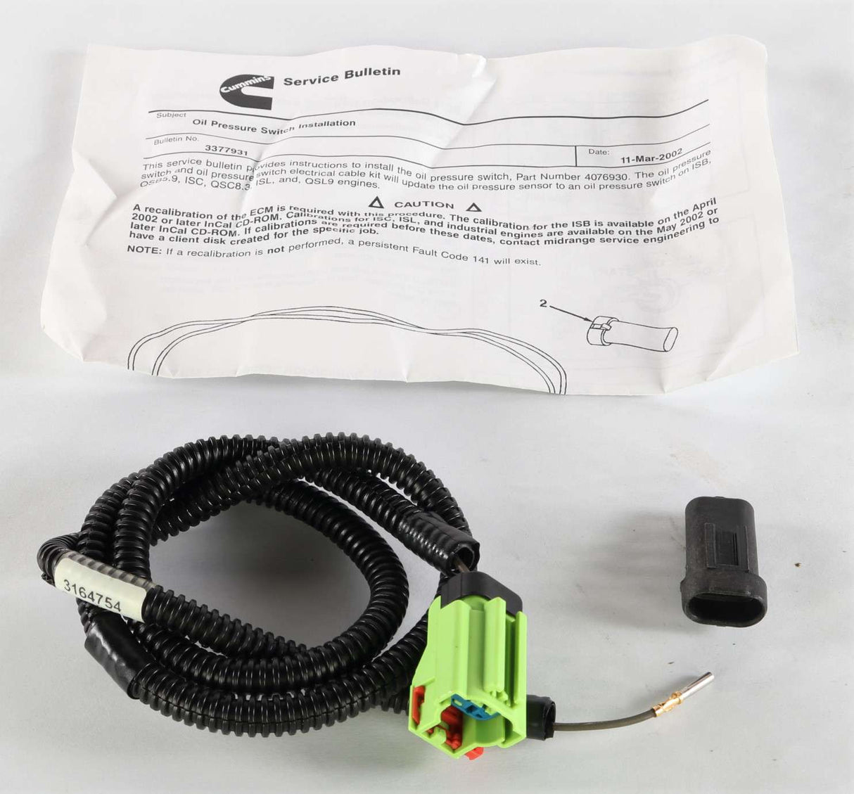 CUMMINS - 3164755 - HARNESS OIL PRESSURE SWITCH