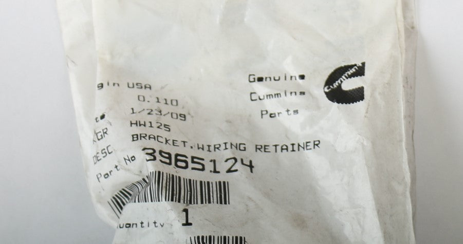 CUMMINS - 3965124 - ENGINE WIRE HARNESS BRACKET