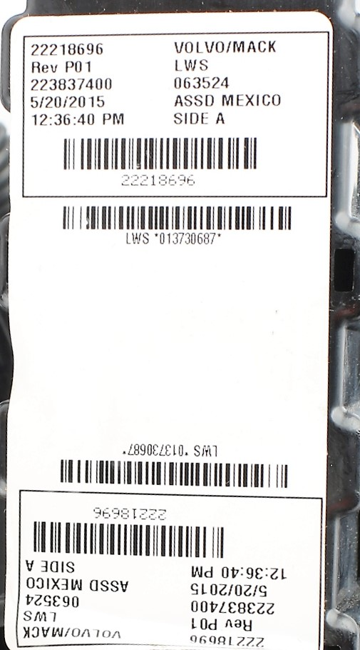 VOLVO - 22218696 - WIRING HARNESS