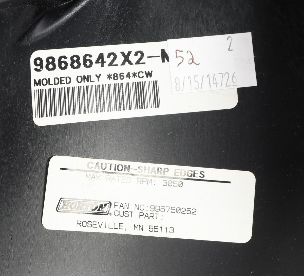 HORTON - 996750252 - FAN