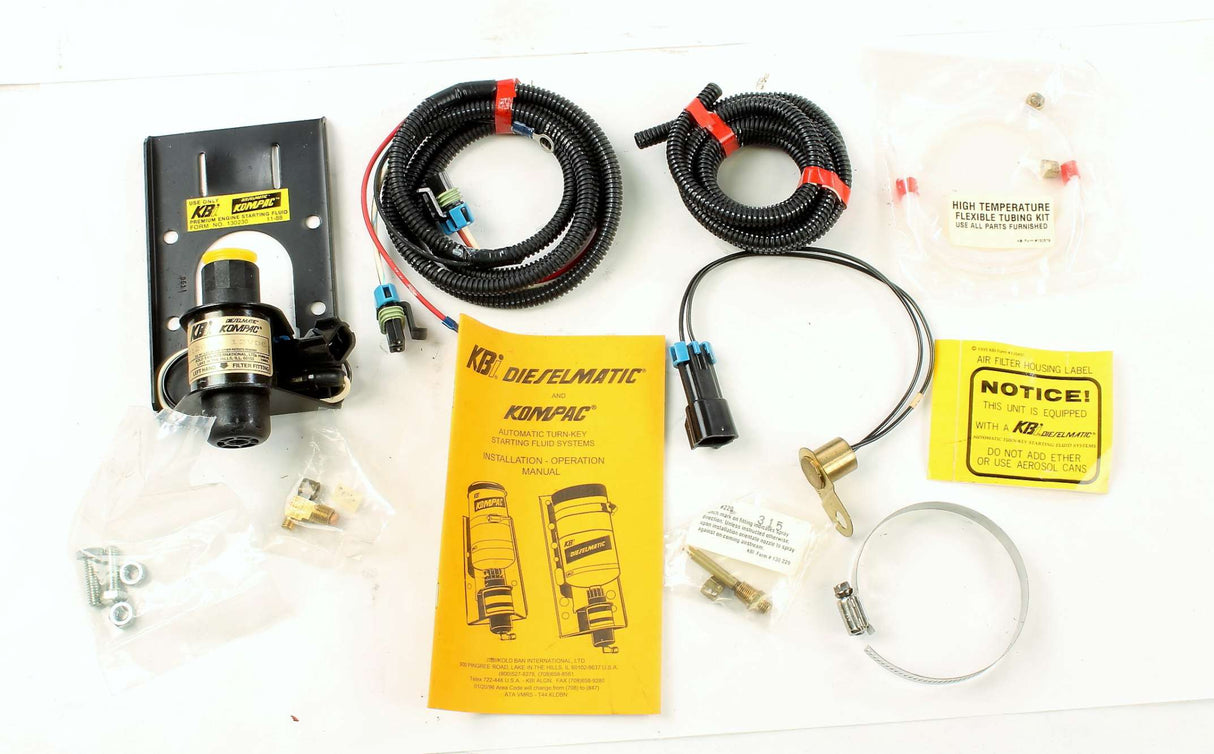 IWS - 212004KIT - KBi AUTOMATIC TURN-KEY STARTING FLUID SYSTEM