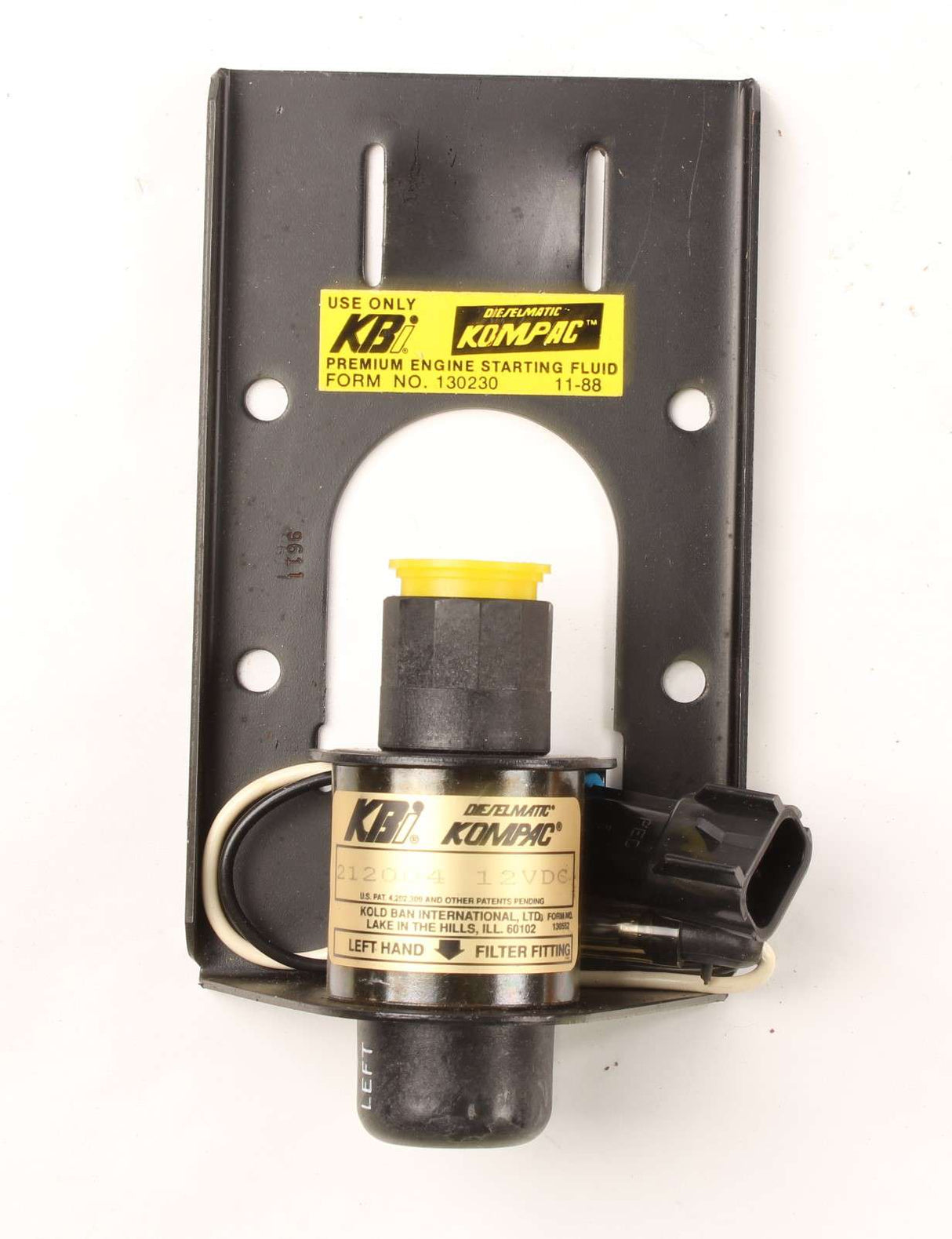 IWS - 212004KIT - KBi AUTOMATIC TURN-KEY STARTING FLUID SYSTEM