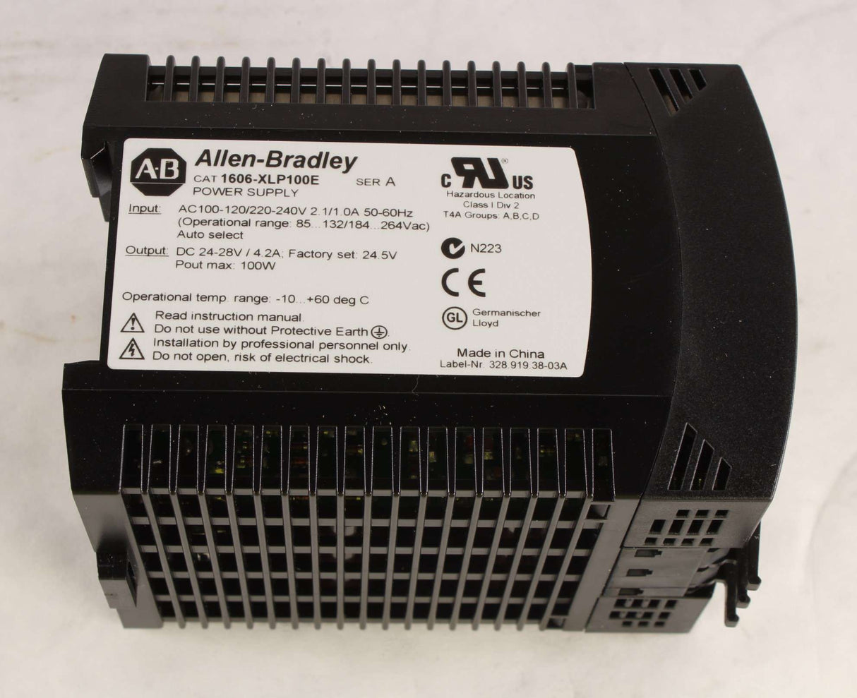 ALLEN-BRADLEY - 1606-XLP100E - POWER SUPPLY COMPACT 100W 24V DC