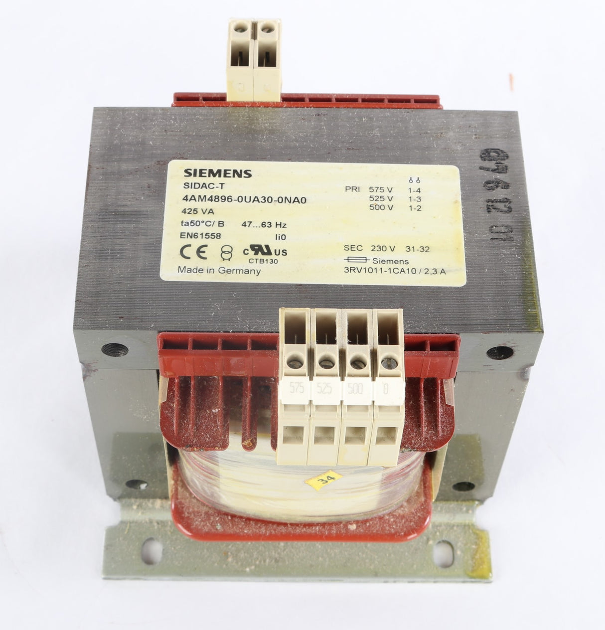 SIEMENS - 4AM4896-0UA30-0NA0 - SIDAC-T TRANSFORMER 425A