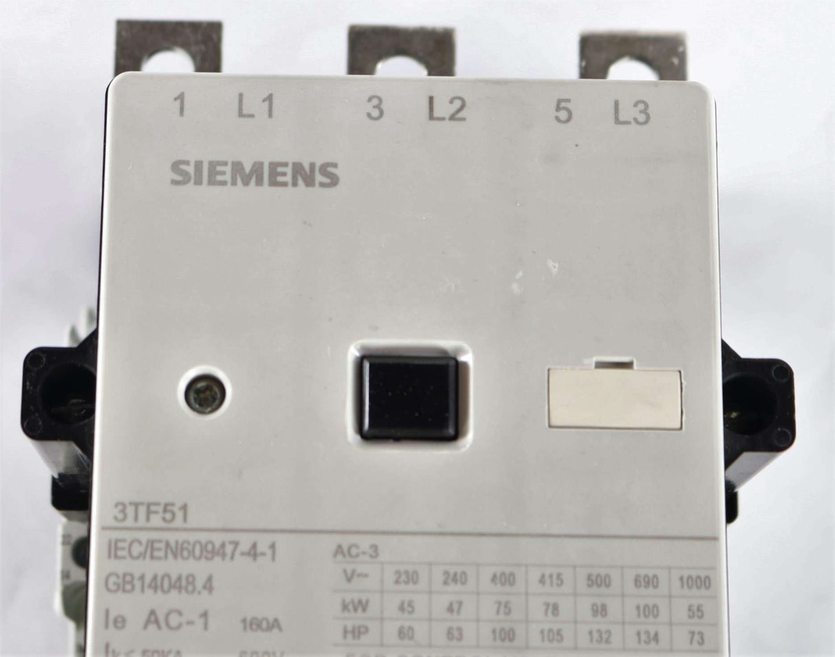 SIEMENS - 3TF5122-0XF0 - CONTACTOR