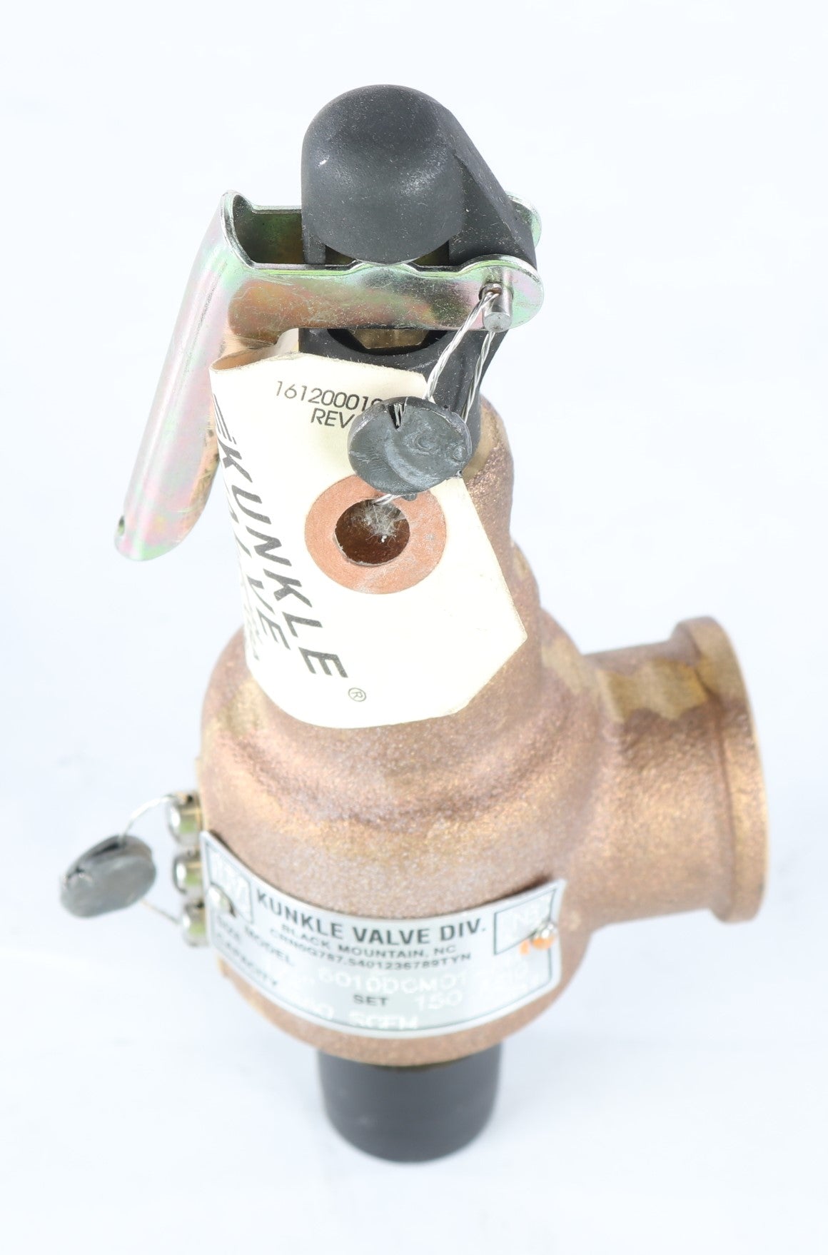 KUNKLE VALVE (EMERSON) - 6010DCM01-KM-0150 - VALVE METAL INLET SIZE 12.7MM OUTLET SIZE 19MM