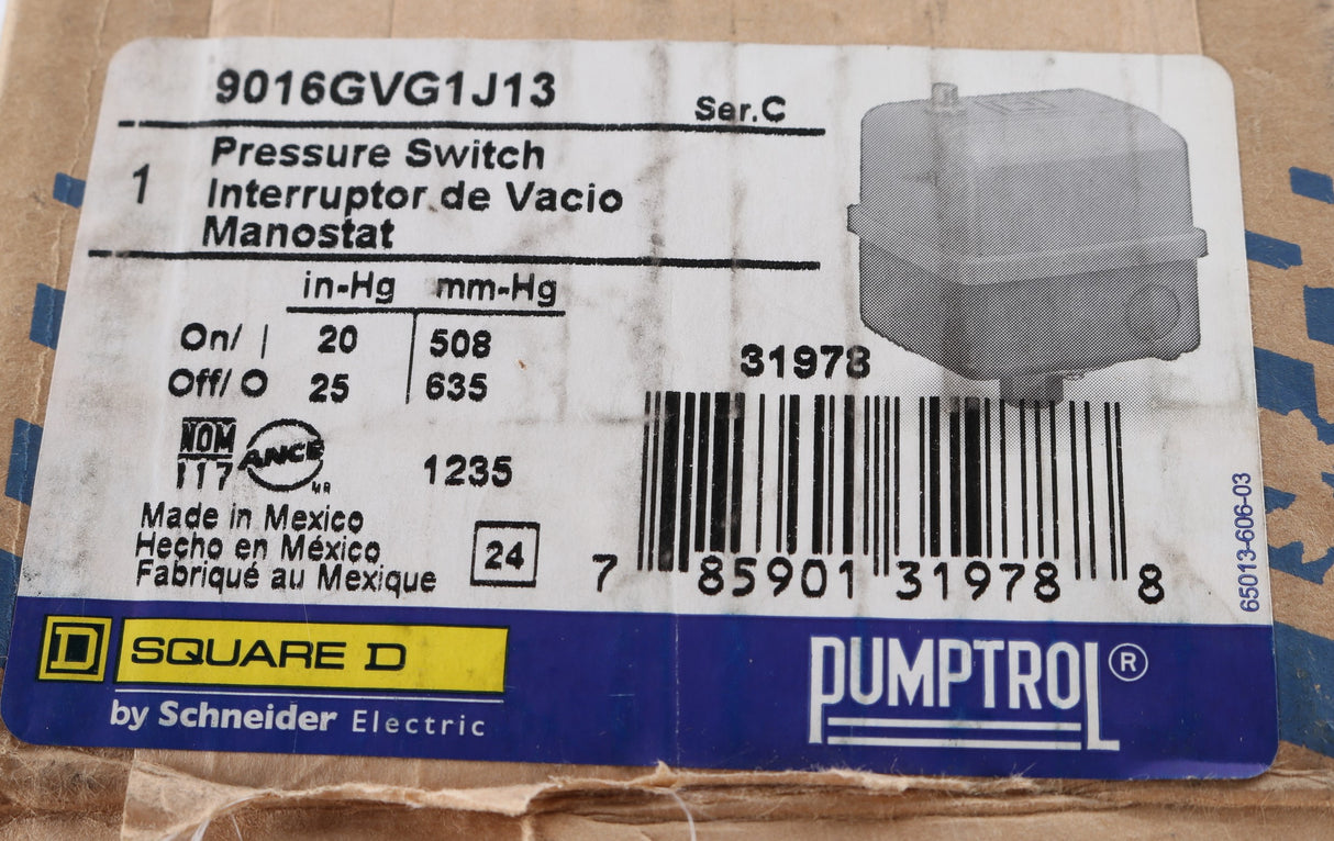 SCHNEIDER ELECTRIC - 9016GVG1J13 - VACUUM SWITCH