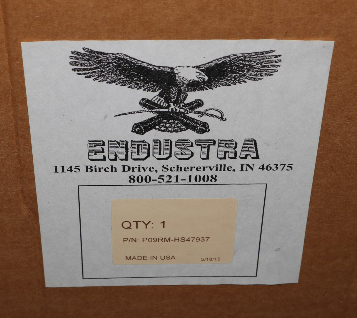 ENDUSTRA FILTER - P09RM-HS47937 - TRI-VENT FILTER SILENCER ASM