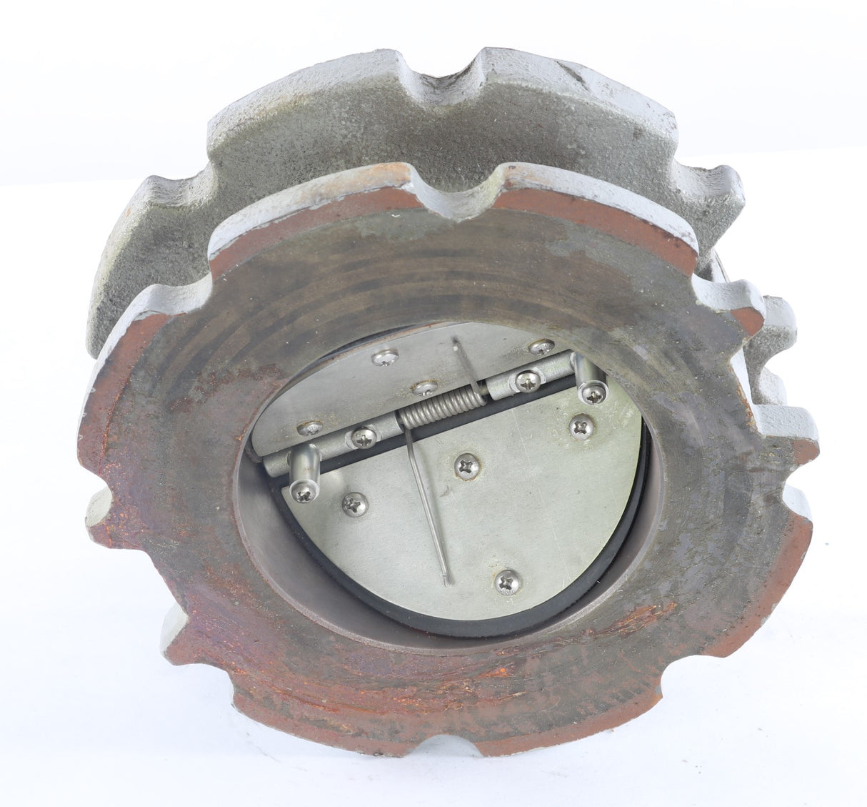 TECHNO - 4.0-EHW-CI-AL-U-32-125-FF - 4in BUTTERFLY CHECK VALVE