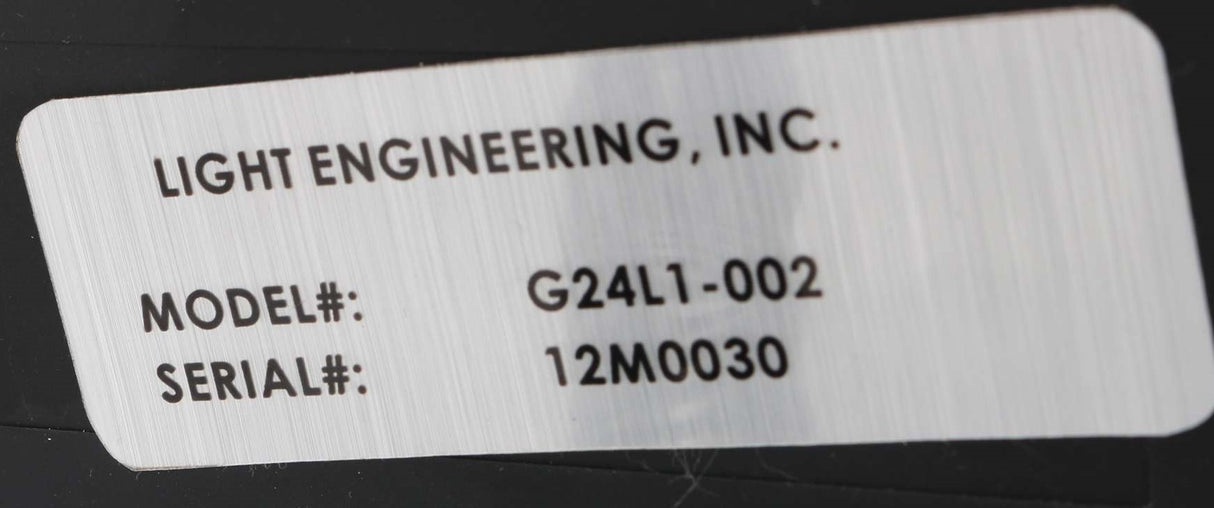 LIGHT ENGINEERING INC - G24L1-002 - WATER COOLED QLT4 W/ SPLINED SHAFT