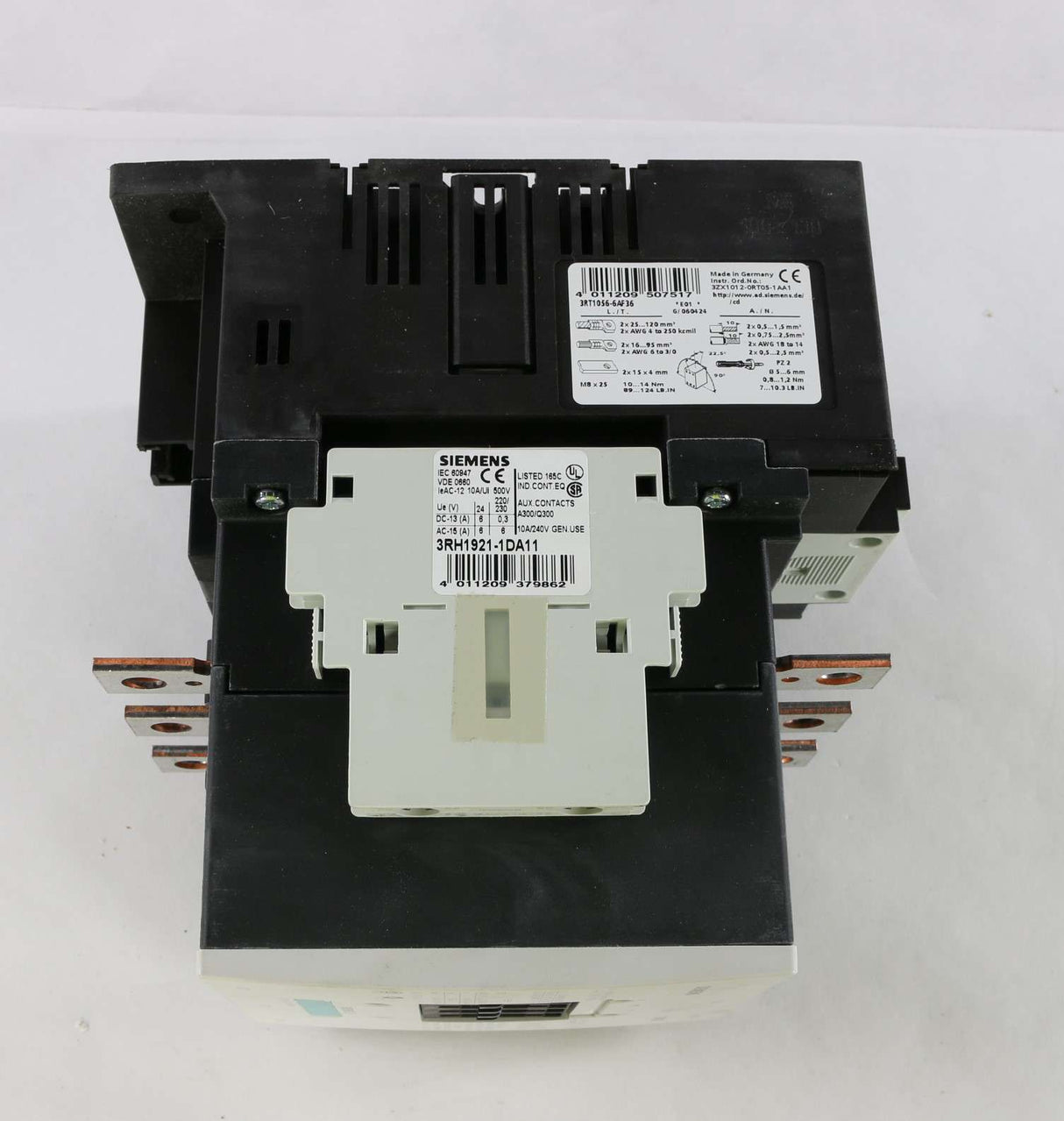 SIEMENS - 3RT1056-6AF36 - CONTACTOR