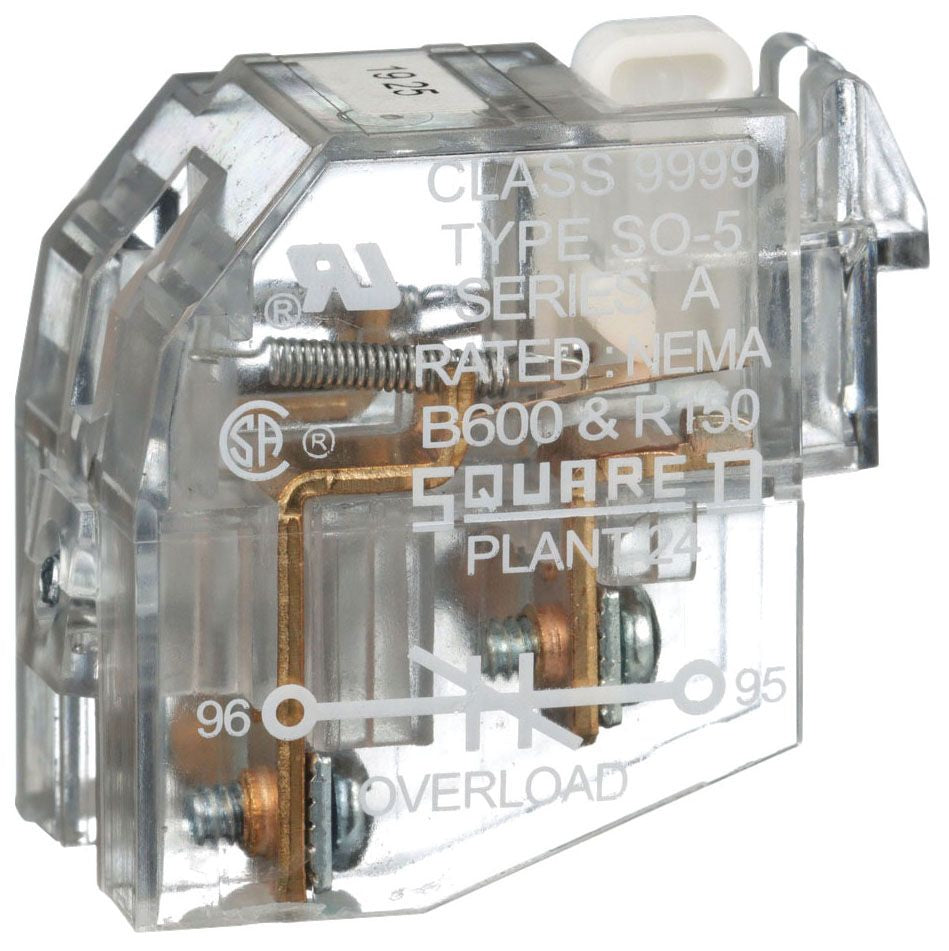 SCHNEIDER ELECTRIC - 9999S05 - OVERLOAD RELAY AUXILIARY CONTACT