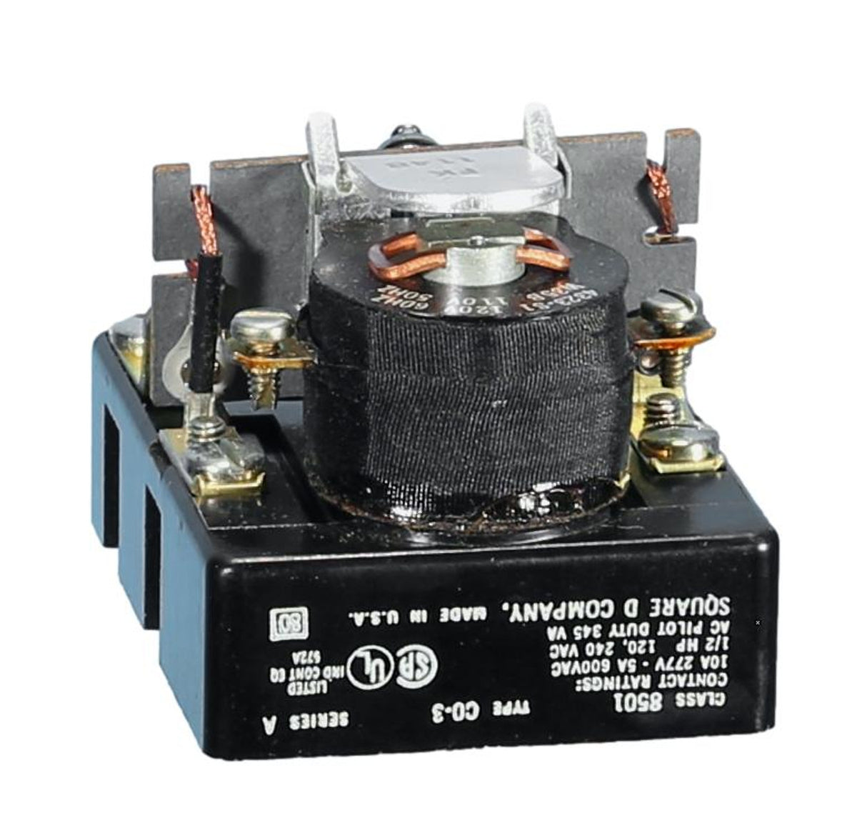 SCHNEIDER ELECTRIC - 8501-CO-3 - AC CONTROL RELAY 10AMP 2 POLE COIL 120VAC