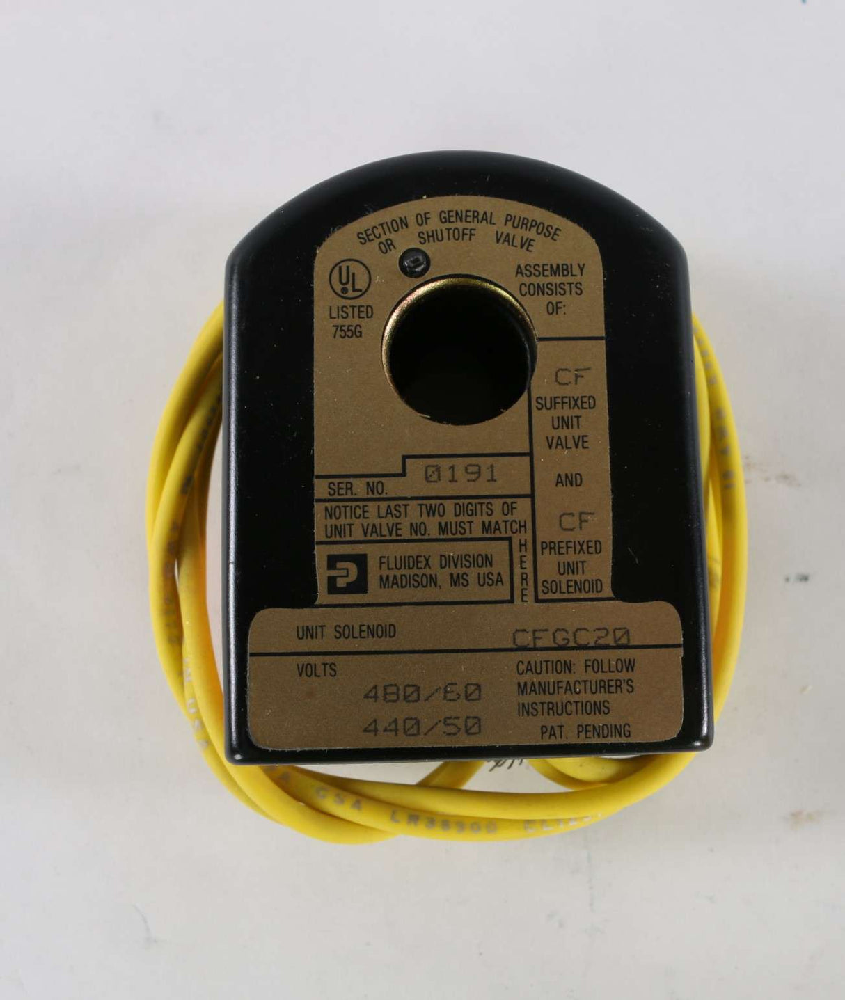 PARKER - CFGC20 - SOLENOID UNIT