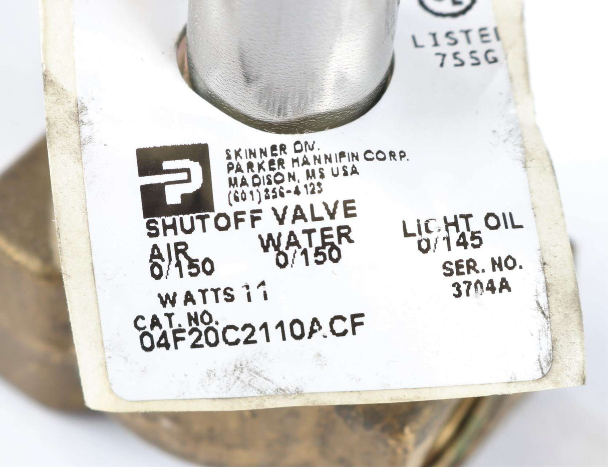 PARKER - 04F20C2110ACF - VALVE