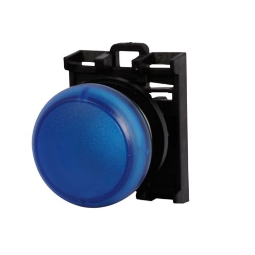 CUTLER HAMMER  - M22-L-B-230B - COMPLETE INDICATING LIGHT  ILLUMINATED BLUE