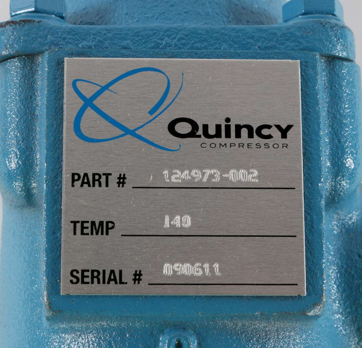 QUINCY AIR COMPRESSOR - 124973-002 - VALVE