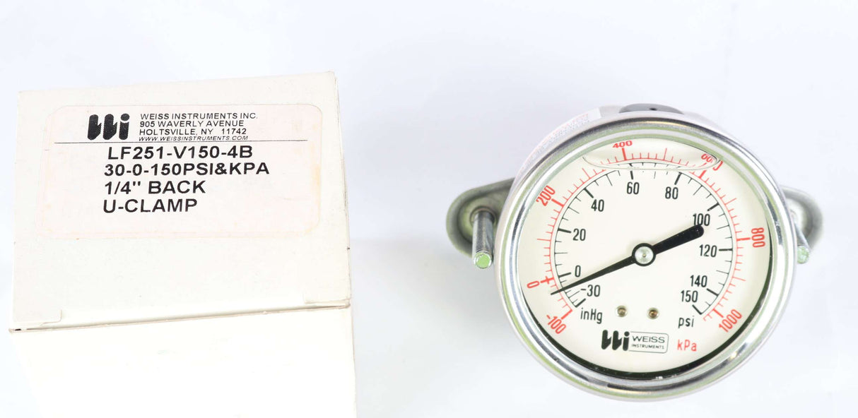 WEISS INSTRUMENTS - LF251-V150-4B - GUAGE